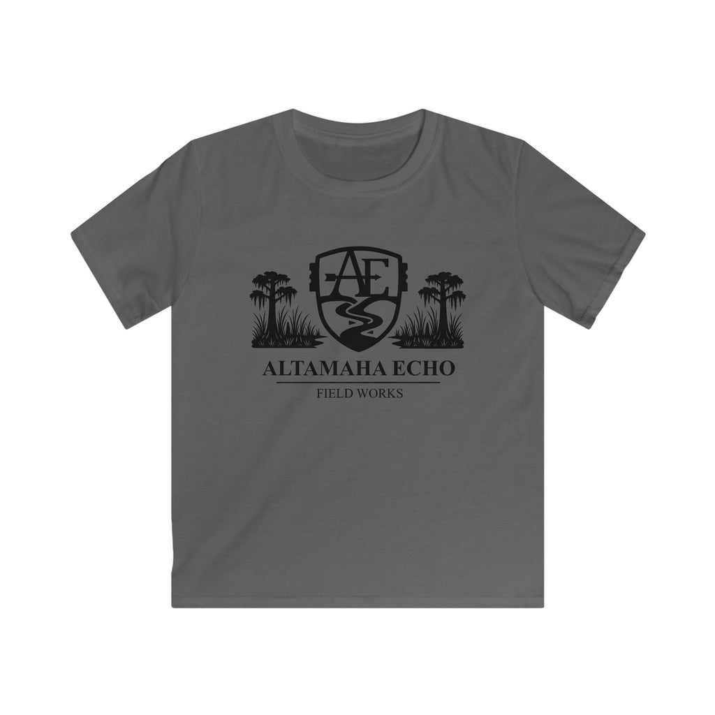 Kids T‑Shirt — Softstyle Plain White Tee